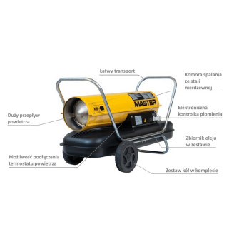 Nagrzewnica olejowa MASTER B 100CED [29kW]