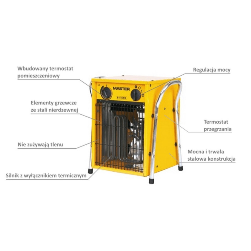 Nagrzewnica elektryczna MASTER B 5EPB [5 kW]