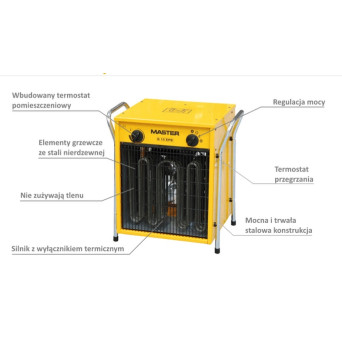 Nagrzewnica elektryczna MASTER B 15EPB [15 kW]