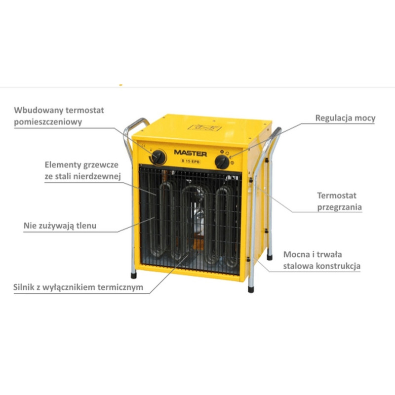 Nagrzewnica elektryczna MASTER B 15EPB [15 kW]