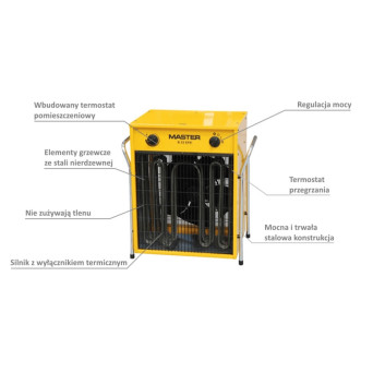 Nagrzewnica elektryczna MASTER B 22EPB [22 kW]