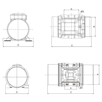 Wibrator przyczepny Enar VET 100