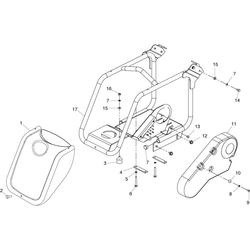 Osłona paska Belle PCX 450, 500, 20/50