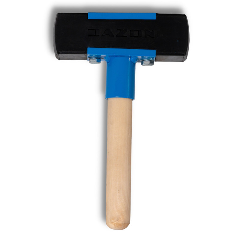 Młotek brukarski krótki, gumowy Jazon