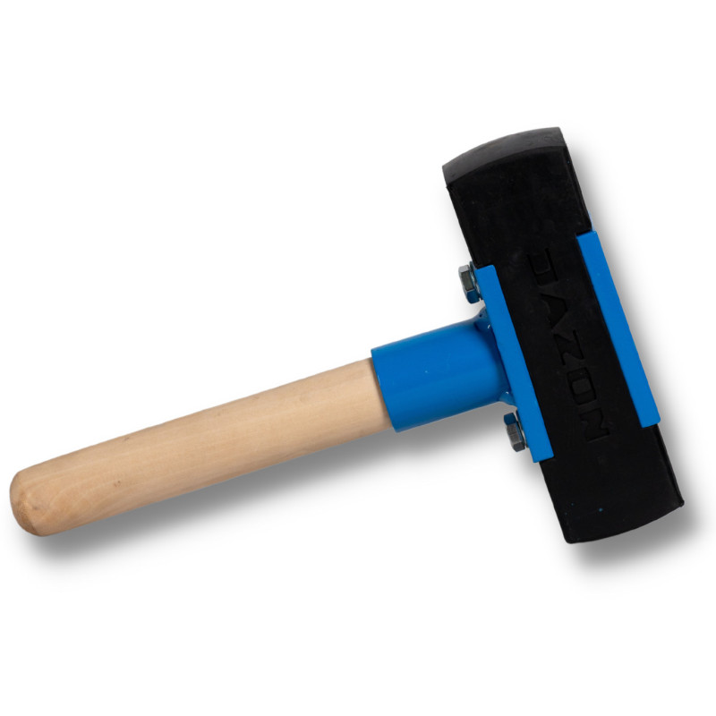 Młotek brukarski krótki, gumowy Jazon