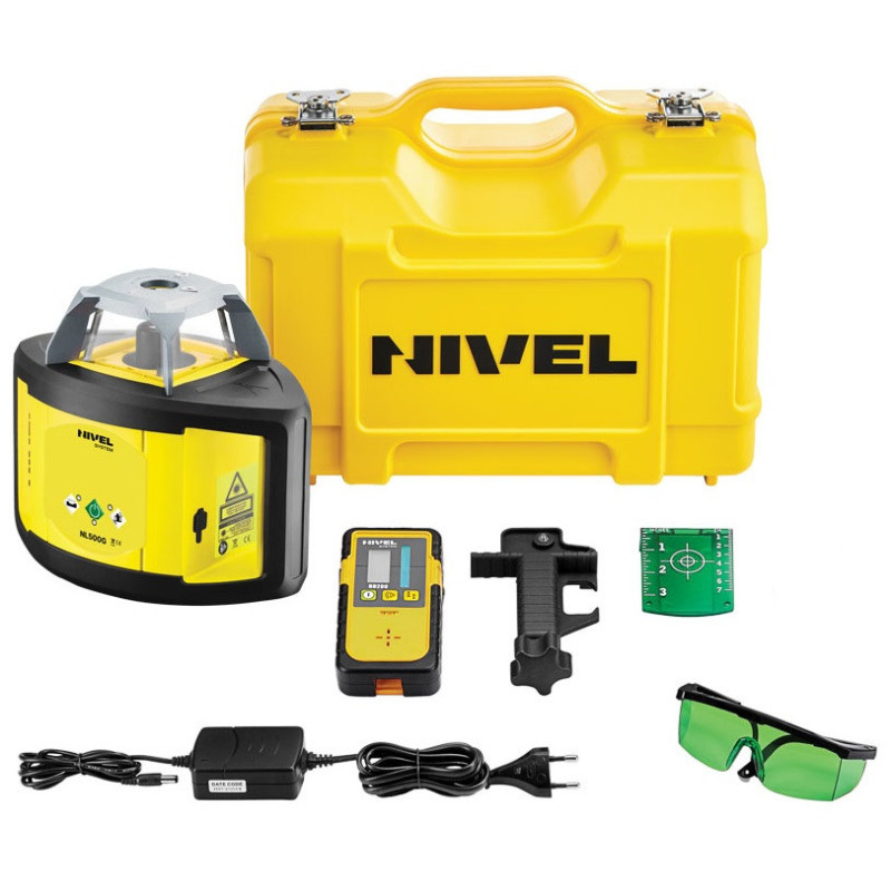 Niwelator laserowy Nivel System NL500G DIGITAL [zielony]