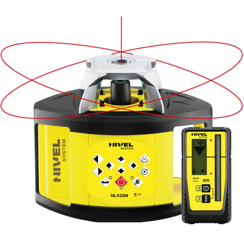 Niwelator laserowy Nivel System NL520R DIGITAL [czerwony]
