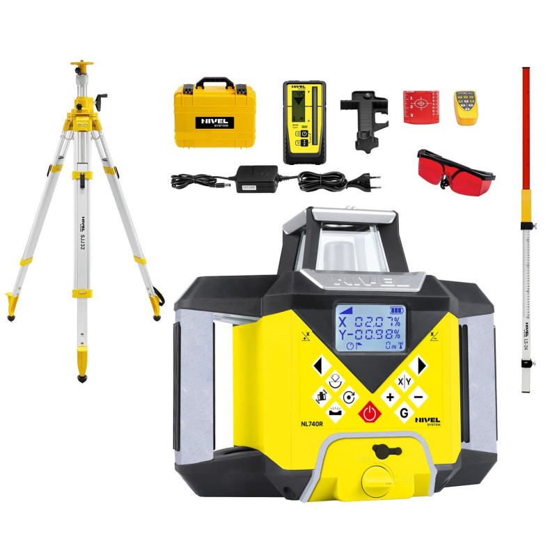 Niwelator laserowy Nivel System NL740R DIGITAL [czerwony]