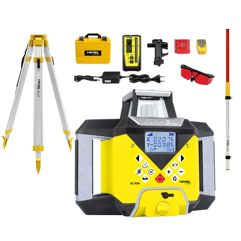 Niwelator laserowy Nivel System NL740R DIGITAL [czerwony]