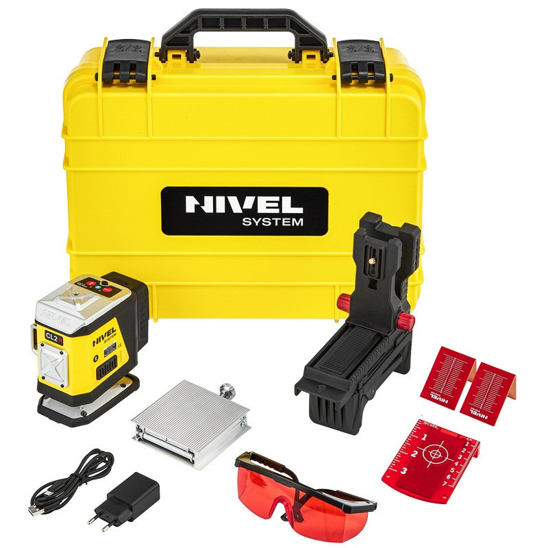 Laser krzyżowy Nivel System CL2R [czerwony]