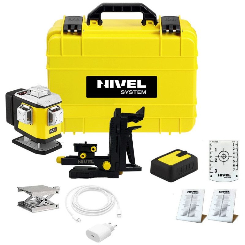 Laser krzyżowy Nivel System CL5R [czerwony]