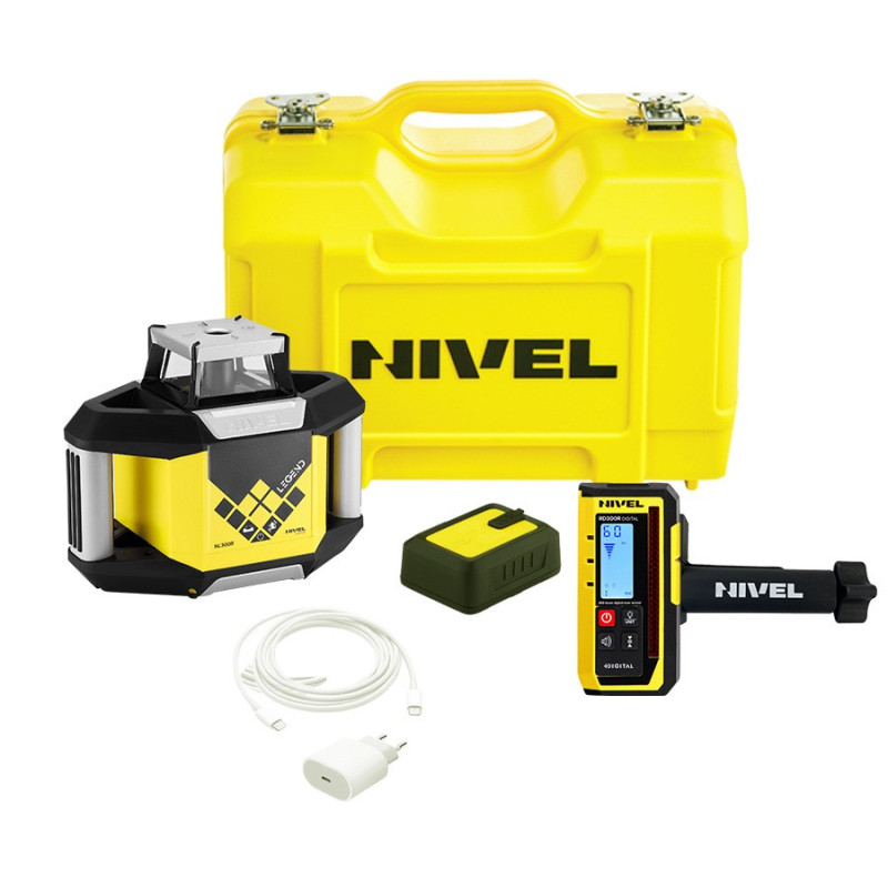 Niwelator laserowy Nivel System NL300R DIGITAL [czerwony]
